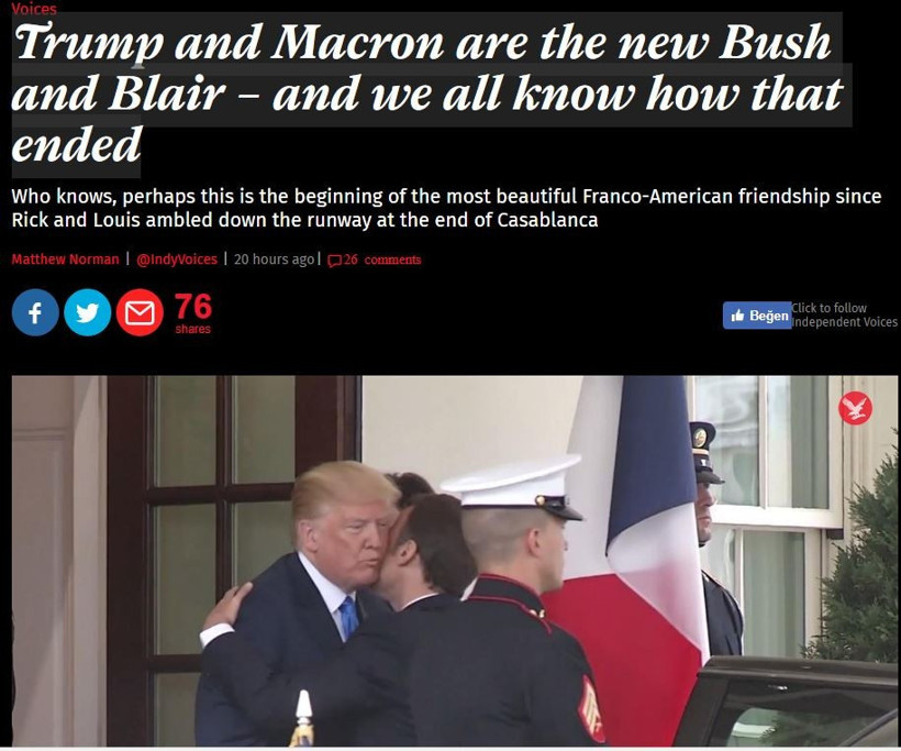Trump ve Macron yeni Bush ve Blair olabilir mi? - Resim : 1