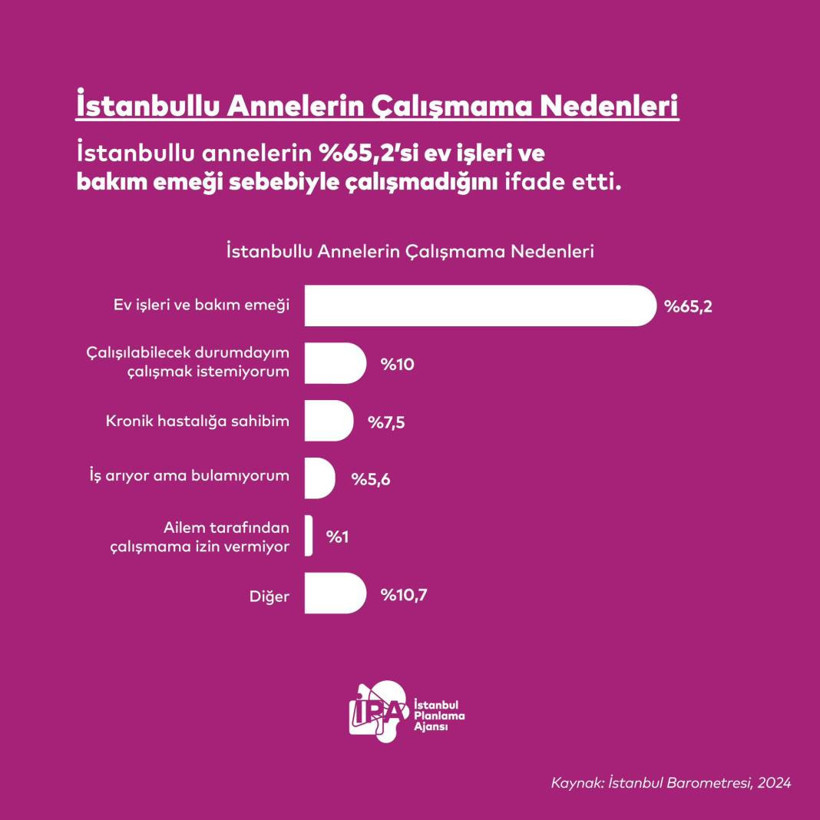 İPA'dan 'İstanbul'da Anne Olmak' araştırması: 'İstanbullu annelerin ev içi gündemi yüzde 52,2 ile ekonomik sorunlar' - Resim: 4