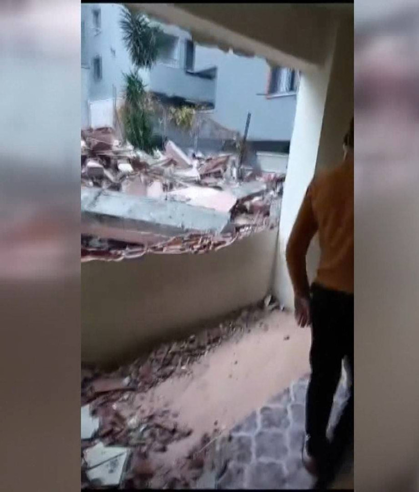 Meğer duvarı yokmuş: Yıkım yapılınca yan binadaki yatak odası açıkta kaldı - Resim: 10
