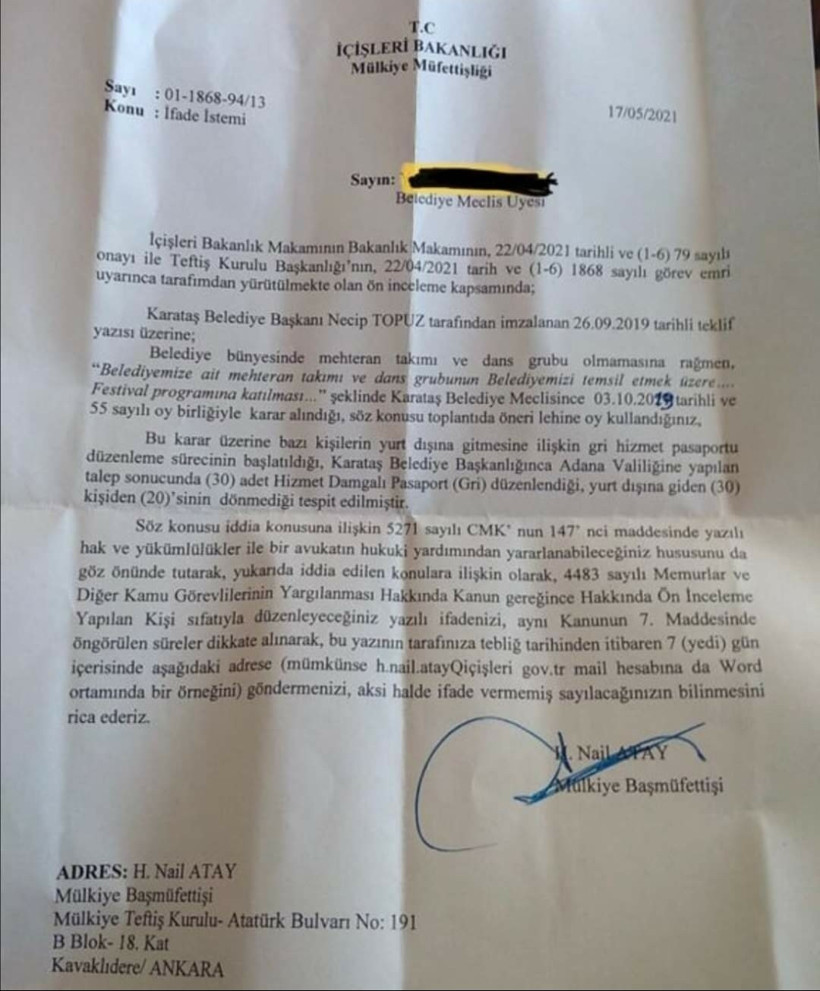 MHP'li belediyede gri pasaportla insan kaçakçılığı - Resim : 1