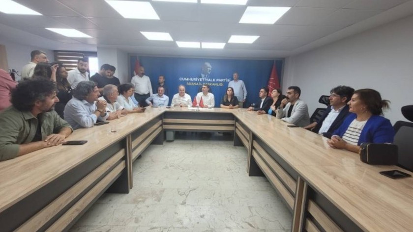 DEM Parti heyetinden CHP Adana İl Örgütüne dayanışma ziyareti