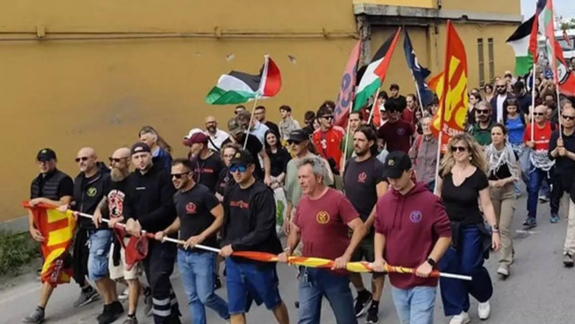 İtalya'da liman işçileri İsrail'e patlayıcı madde sevkiyatı engellendi