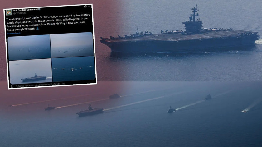 CENTCOM'dan savaş gemili paylaşım ve 'güçle barış' mesajı