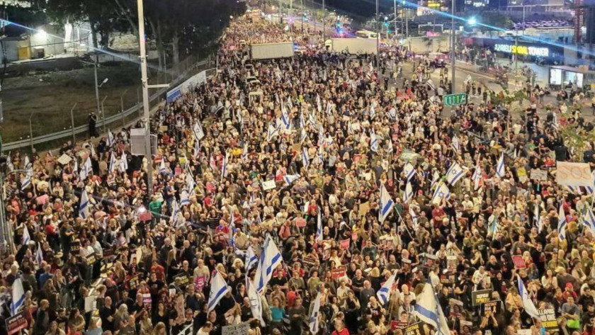 İsrail’de savaş karşıtı protestolar: En az 18 gözaltı