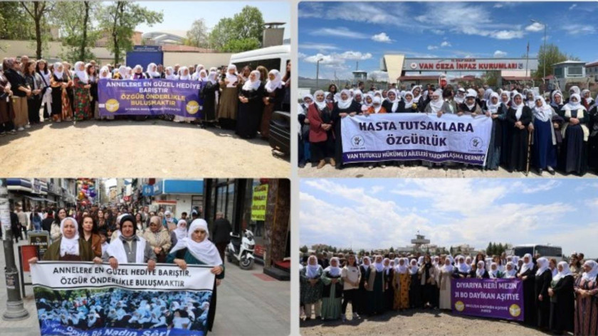 Cezaevleri önünden seslendiler; Barış Anneleri’nden Anneler Günü’nde barış çağrısı