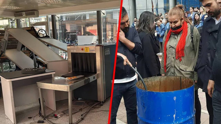 CHP Genel Merkezi önünde direniş hazırlığı: Barikatlar kuruldu