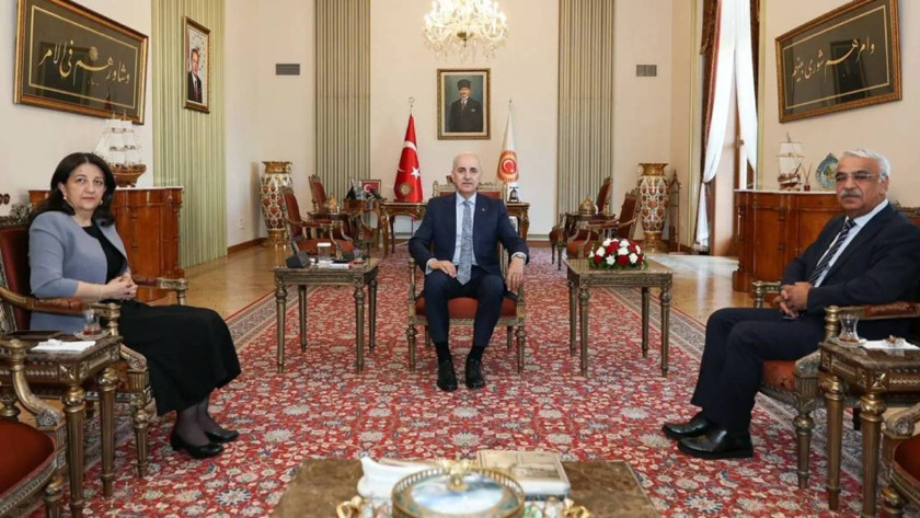 DEM Parti İmralı Heyeti, Kurtulmuş ile görüştü: Yasal düzenleme vurgusu