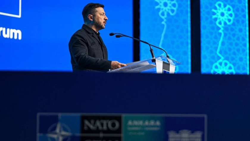 Ukrayna Devlet Başkanı Zelenski NATO'dan Patroit desteği istedi