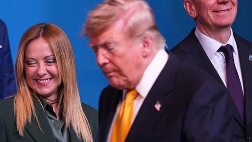 Meloni ile Trump göz göze gelmedi