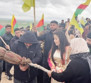 Kobani'de Newroz ateşi Ayşe Efendi tarafından yakıldı