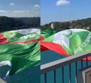 Amedspor bayrağı FSM Köprüsü'ne asıldı