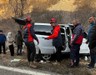 Dersim'de araç kayaya çarptı: 1 ölü, 6 yaralı