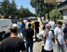 Haklarını alamayan işçiler iş bıraktı: Haklarımızı istiyoruz