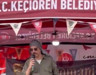 Keçiören Belediyesi tenteleri altında JİTEM ve beyaz Toros propagandası