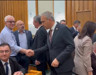 Özgür Özel'e yakın vekiller CHP Grup Salonu'na girdi