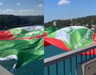 Amedspor bayrağı FSM Köprüsü'ne asıldı